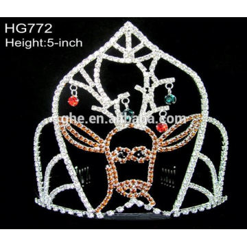 With 12 years experience factory directly crystal full round crown tiara